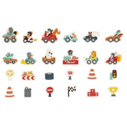 24 Imanes Coches De Carreras