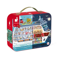 2 Puzzles Barco Crucero: 100 Y 200 Piezas