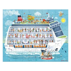 2 Puzzles Barco Crucero: 100 Y 200 Piezas