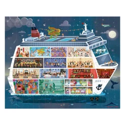 2 Puzzles Barco Crucero: 100 Y 200 Piezas