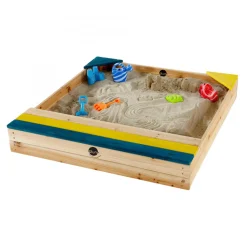 Arenero De Madera Con Almacenamiento