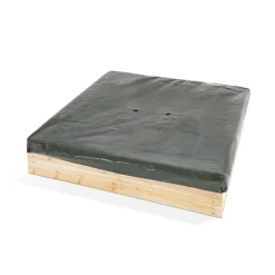 Arenero De Madera Cuadrado