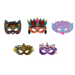 Arte Scratch Máscaras De Fiesta