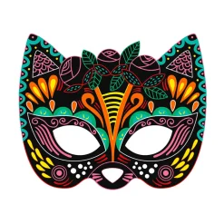 Arte Scratch Máscaras De Fiesta