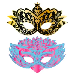 Arte Scratch Máscaras De Fiesta