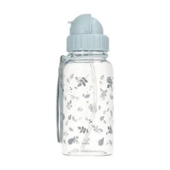 Botella Plastico Leaves Blue