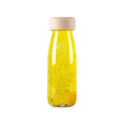 Botella Sensorial Flotante Amarilla