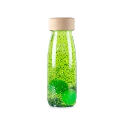 Botella Sensorial Flotante Verde