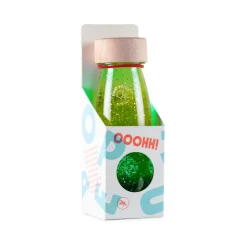 Botella Sensorial Flotante Verde