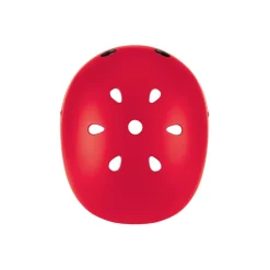 Casco Junior Con Luces Rojo