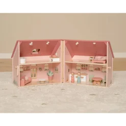 Casita De Muñecas De Madera Portatil