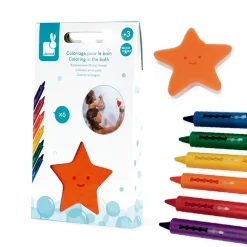 Ceras Y Esponja Para Colorear En El Baño