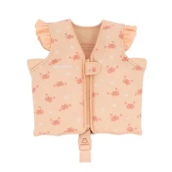 Chaleco Flotador Aprendizaje Con Volantes Crab Coral 3-6 Años