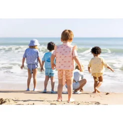 Chaleco Flotador Aprendizaje Con Volantes Crab Coral 3-6 Años