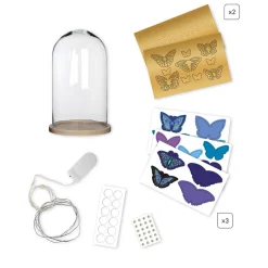 Crea Tu Lampara Iluminada Con Mariposas