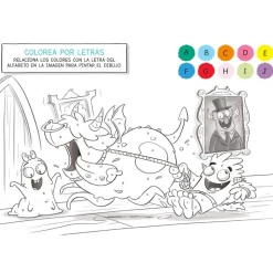 Cuaderno Escuela De Monstruos: Aprende Las Letras