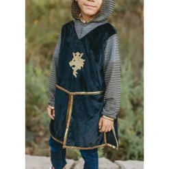 Disfraz Caballero Dorado Con Capa Y Corona 7-8 Años