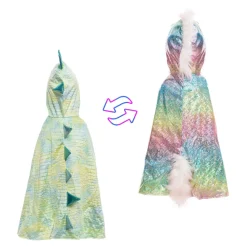 Disfraz Capa Reversible Dragon Unicornio 5-6 Años