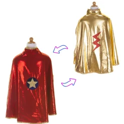 Disfraz Capa Reversible Wonder 5-6 Años