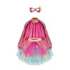 Disfraz Capa Tutu Y Máscara Rosa 4-6 Años