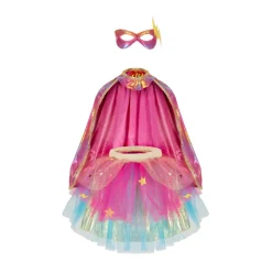 Disfraz Capa Tutu Y Máscara Rosa 4-6 Años