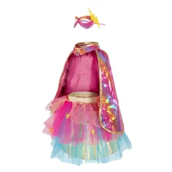 Disfraz Capa Tutu Y Máscara Rosa 4-6 Años
