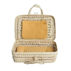 Maletita De Mimbre Bobble Mostaza