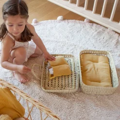 Maletita De Mimbre Bobble Mostaza