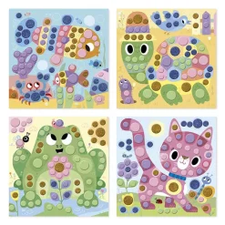 Manualidades 4 Años: Pegatinas Redondas