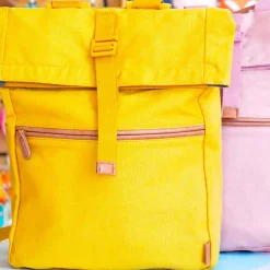 Mochila Grande Lisa Mostaza