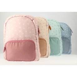 Mochila Infantil Acolchada Leaves Sage