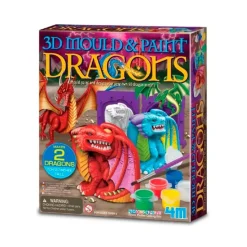 Moldea Y Pinta En 3D Dragones