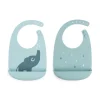 Pack De 2 Baberos De Silicona Elphee Azul