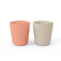 Pack De 2 Vasos Croco Arena Coral