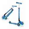 Patinete Primo Azul Plegable Y Con Luces