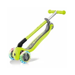Patinete Primo Verde Plegable Y Con Luces