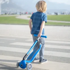 Patinete Primo Verde Plegable Y Con Luces