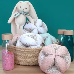 Pelota Montessori Lapin De Sucre Blanca