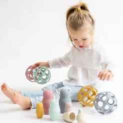 Pelota Sensorial De Silicona Blossom