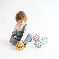 Pelota Sensorial De Silicona Gris