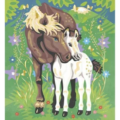 Pintura Por Numeros Caballos