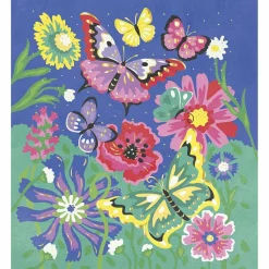 Pintura Por Numeros Mariposas