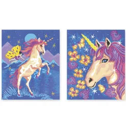 Pintura Por Numeros Unicornios