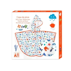 Poncho De Lluvia Oceano 3-5 Años