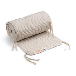 Protector De Cuna Acolchado Waves Sand