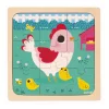 Puzzle De Madera: Gallina Henriette
