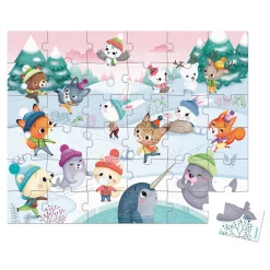 Puzzle Fiesta En La Nieve: 36 Piezas