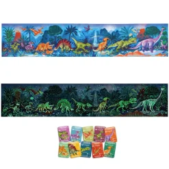 Puzzle Fluorescente Dinosaurios