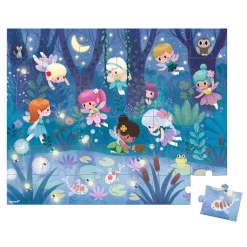 Puzzle Hadas Y Nenufares: 36 Piezas