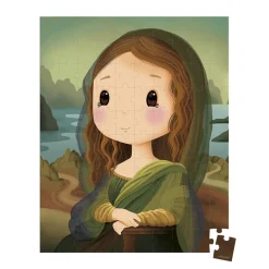 Puzzle Inspired By Leonardo Da Vinci: 100 Piezas